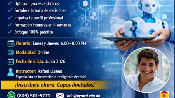 O&Med lanza innovador diplomado en inteligencia artificial aplicada a la salud